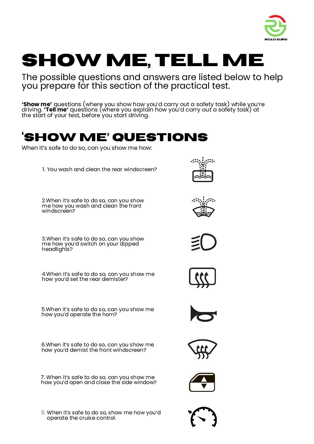 Show Me Tell Me The Possible Questions Road Guru AMqbOXPzozCeZQrz Pdf